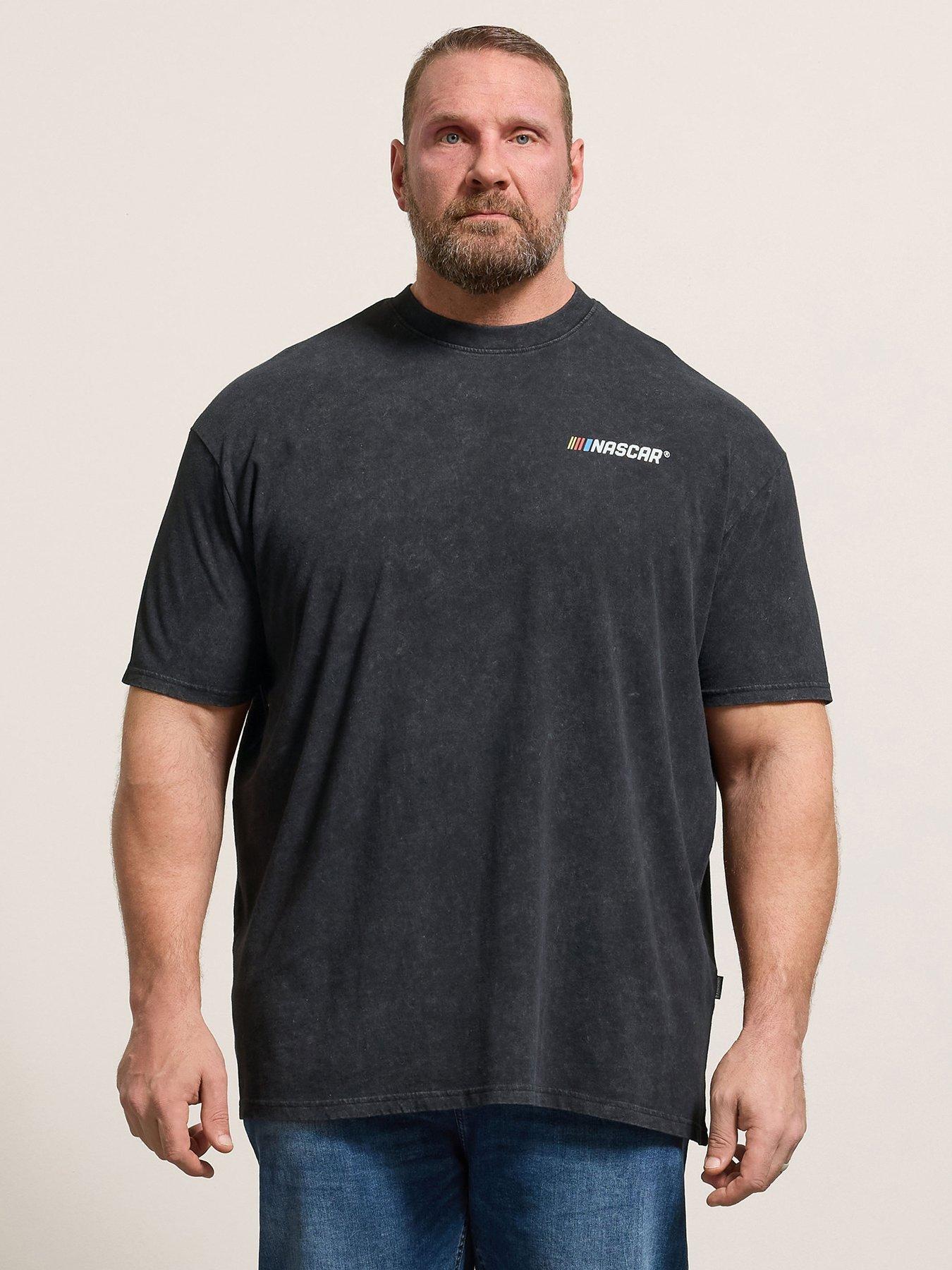 BadRhino Acid Wash Nascar T-Shirt - Black
