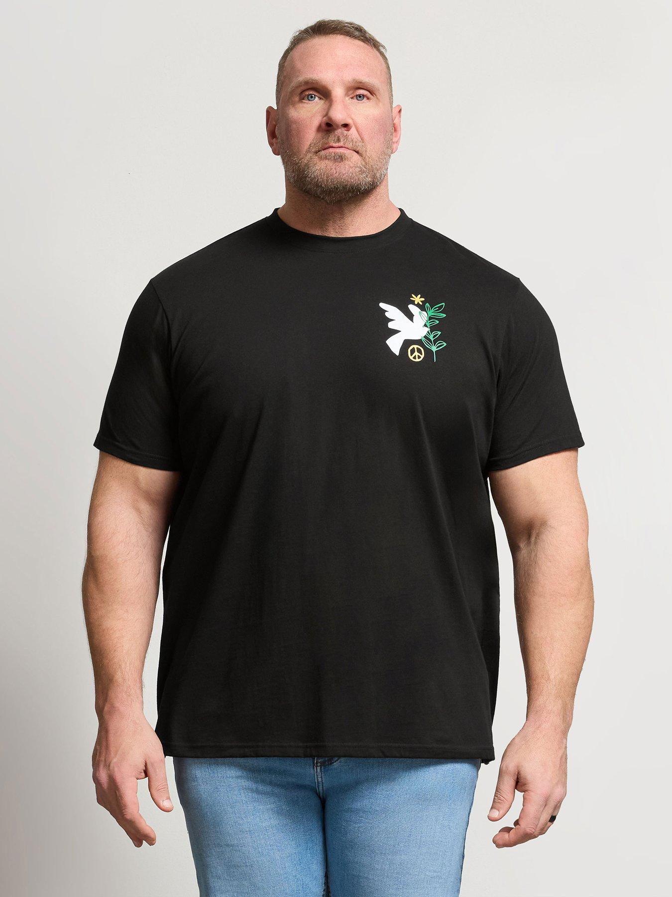 BadRhino Peace Dove T-Shirt - Black