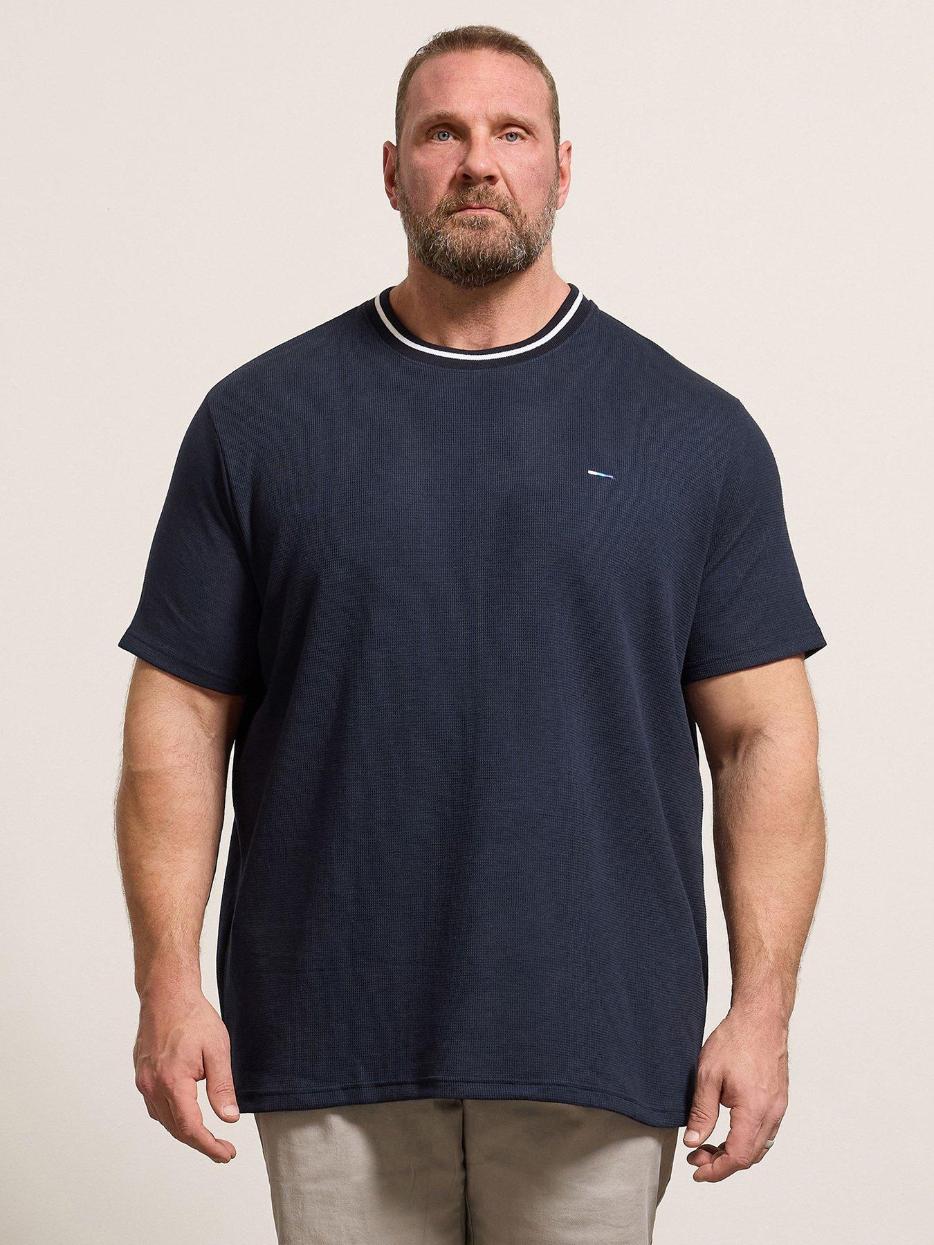 BadRhino Waffle Short Sleeve T-Shirt - Blue