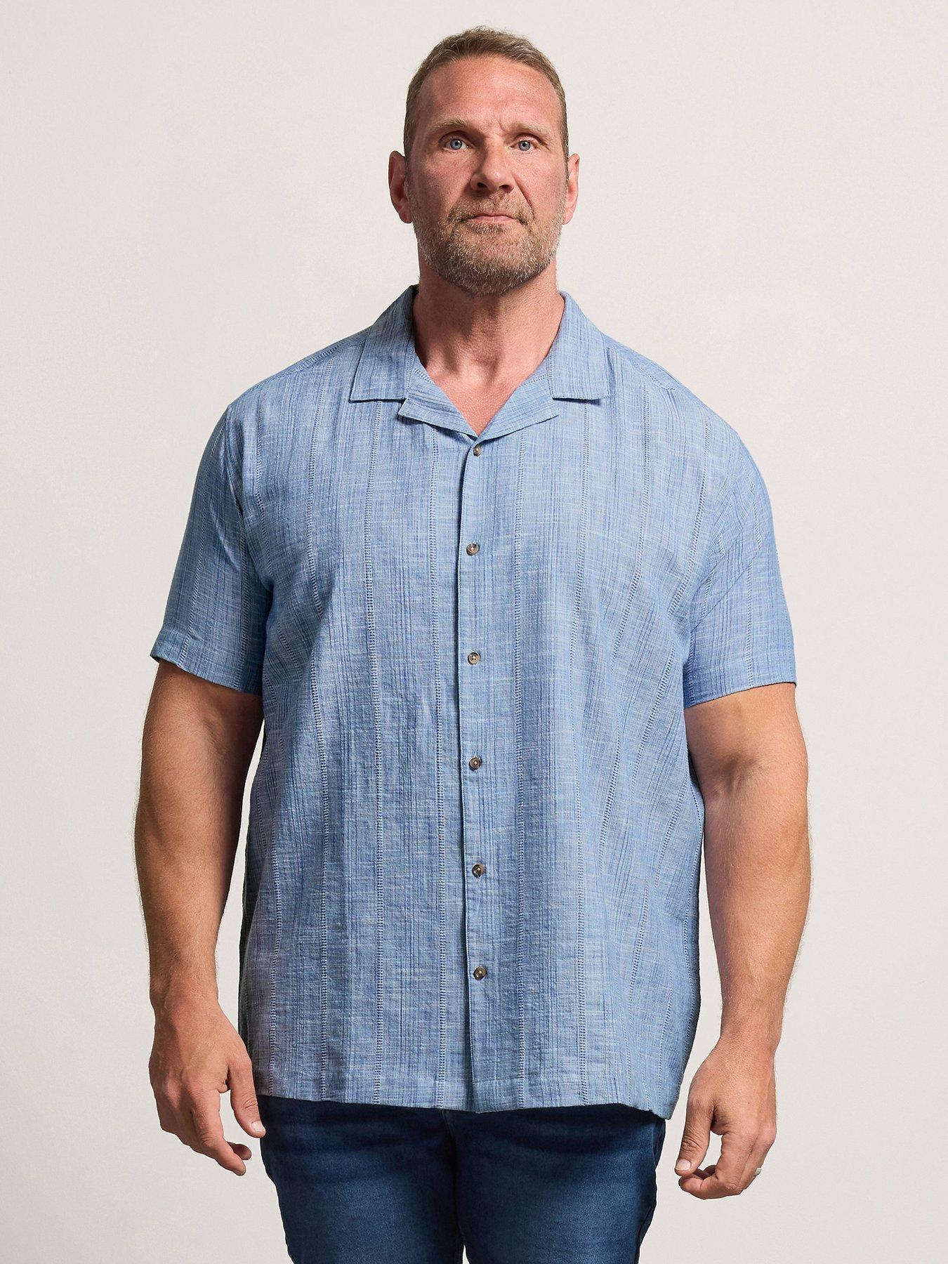 Image 1 of 4 of BadRhino Slub Textured Short Sleeve Shirt