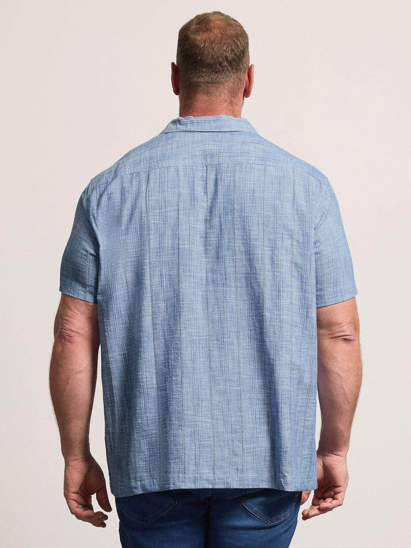 Image 2 of 4 of BadRhino Slub Textured Short Sleeve Shirt