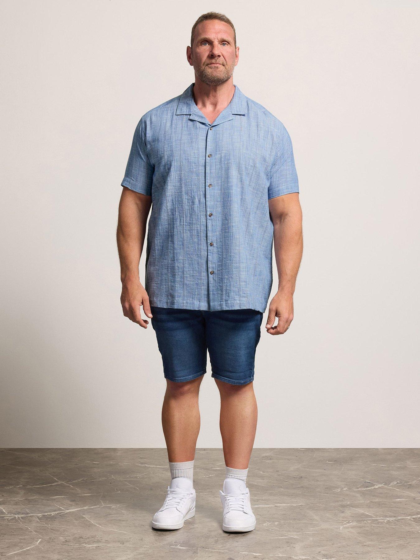 Image 3 of 4 of BadRhino Slub Textured Short Sleeve Shirt