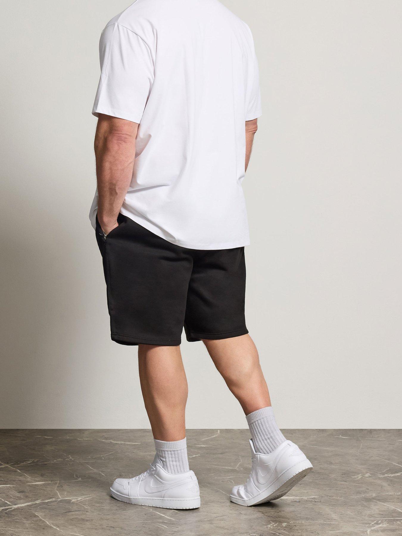 Image 2 of 4 of BadRhino Jogger Shorts With Pocket Zips - Black