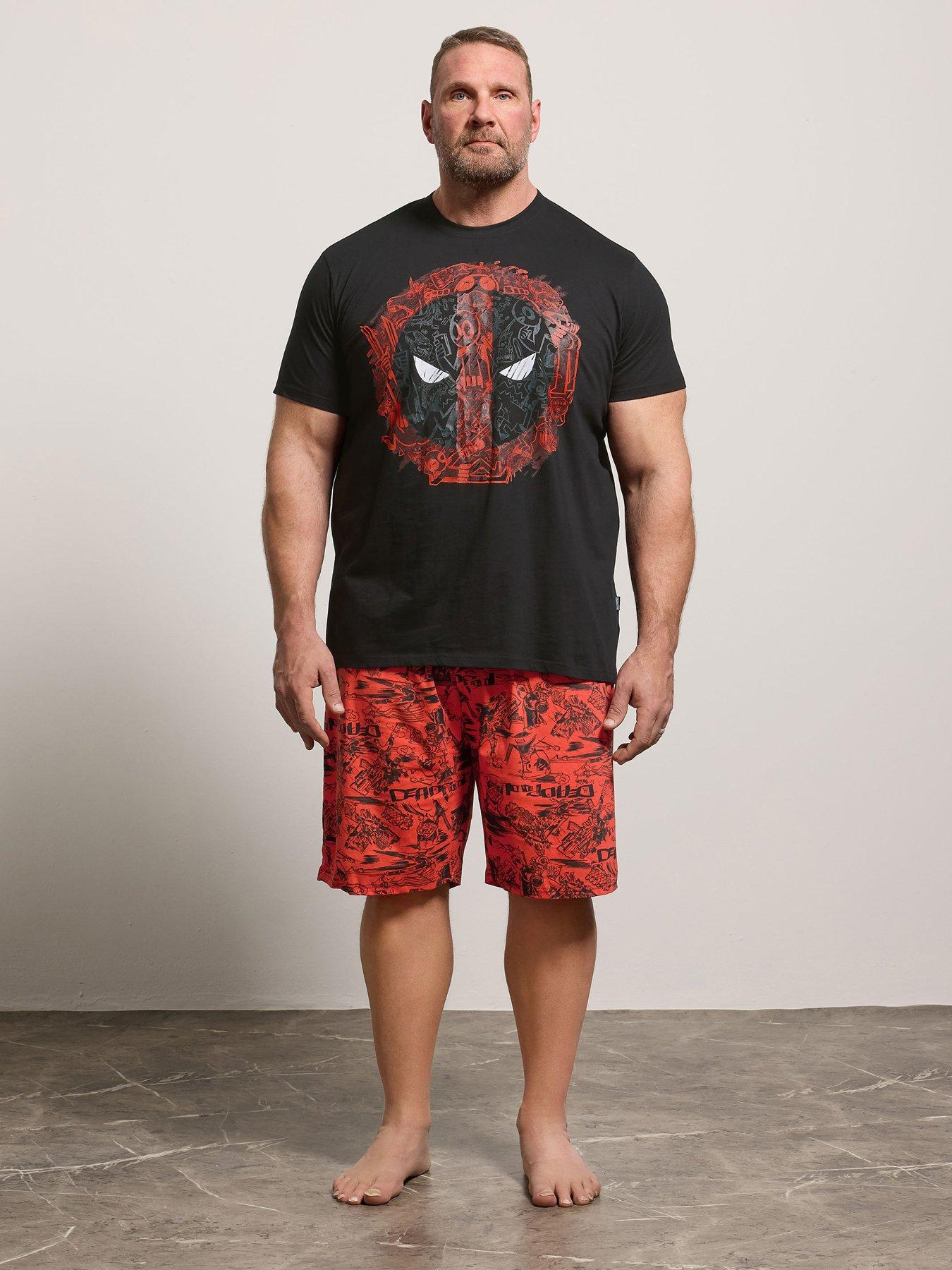 BadRhino Deadpool Lounge Pyjama Set - Red