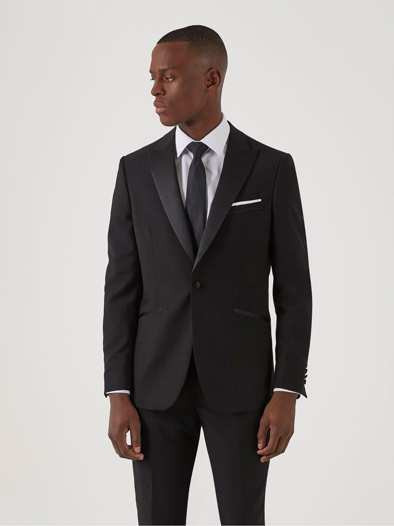 image of skopes-sinatra-slim-fit-suit-jacket-black