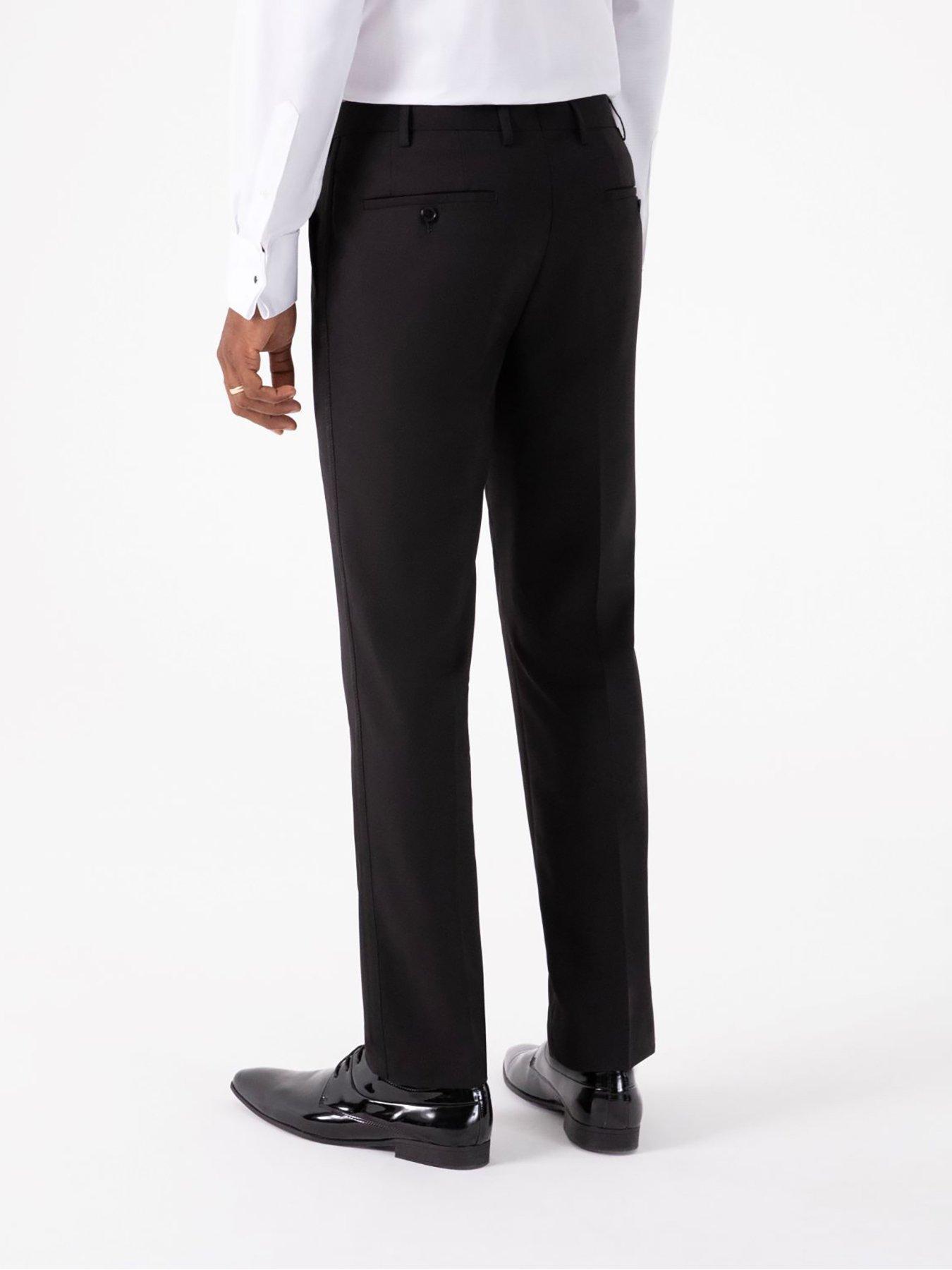 Image 2 of 5 of Skopes Sinatra Tapered Fit Suit Trousers - Black