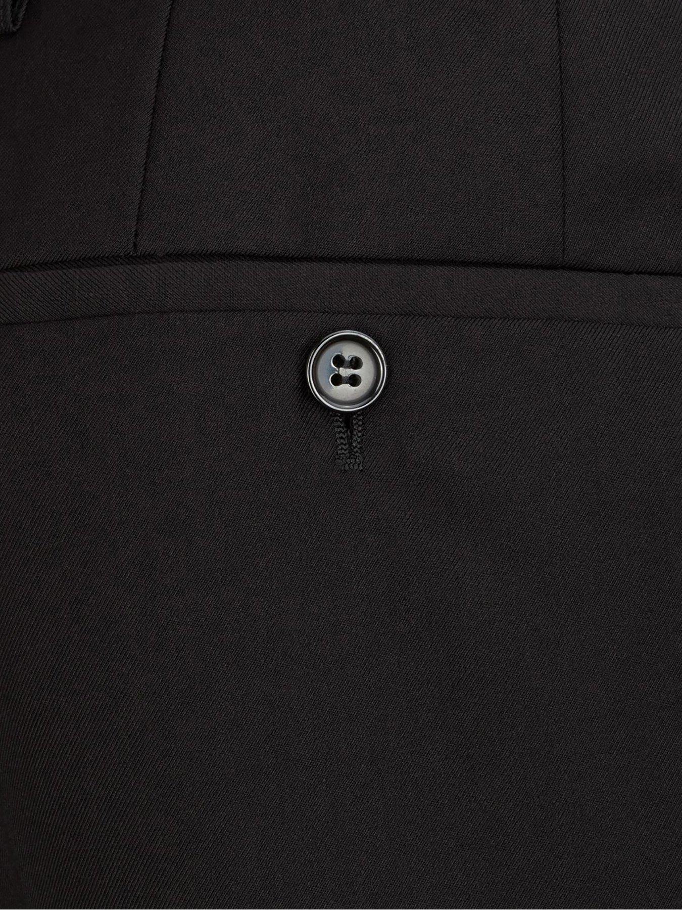 Image 4 of 5 of Skopes Sinatra Tapered Fit Suit Trousers - Black