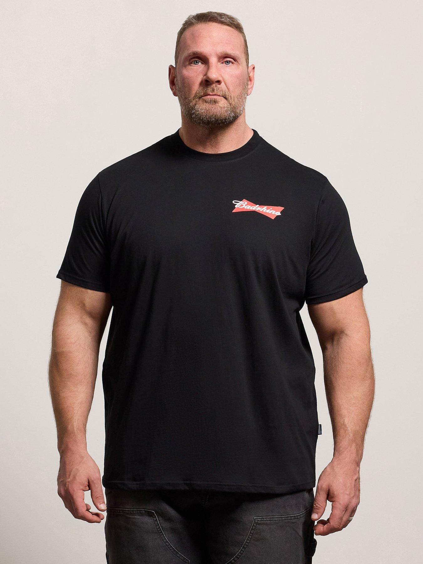 Image 1 of 4 of BadRhino Graphic T-Shirt - Black