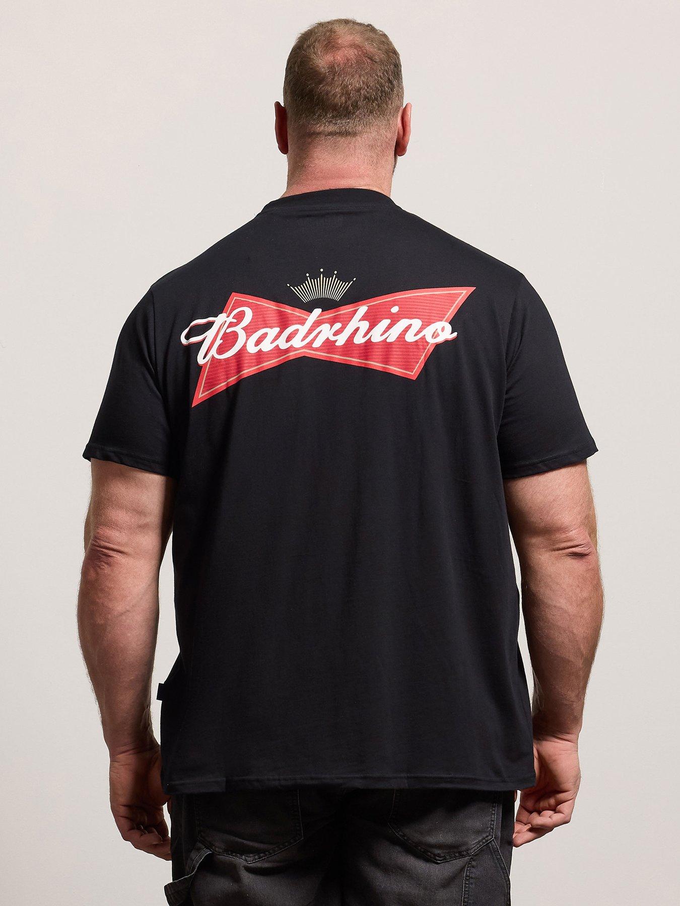 Image 2 of 4 of BadRhino Graphic T-Shirt - Black