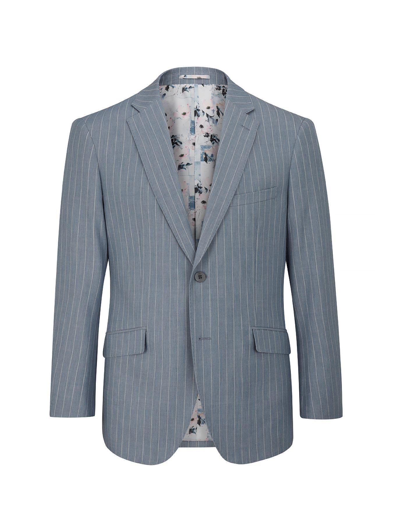 Image 6 of 6 of Skopes Levins Pinstripe Tailored Fit Suit Jacket