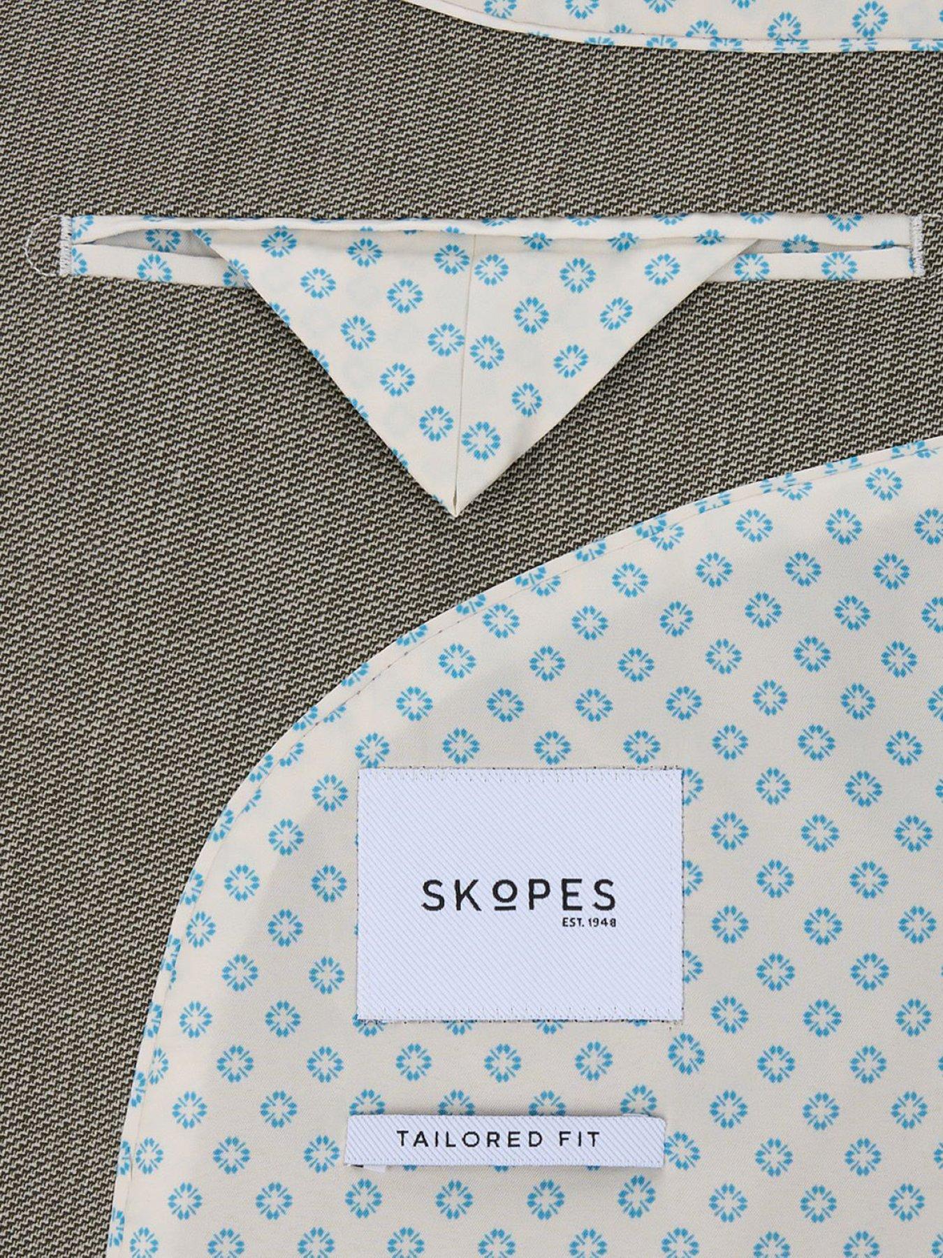  image of skopes-redding-tailored-fit-suit-jacket-light-green