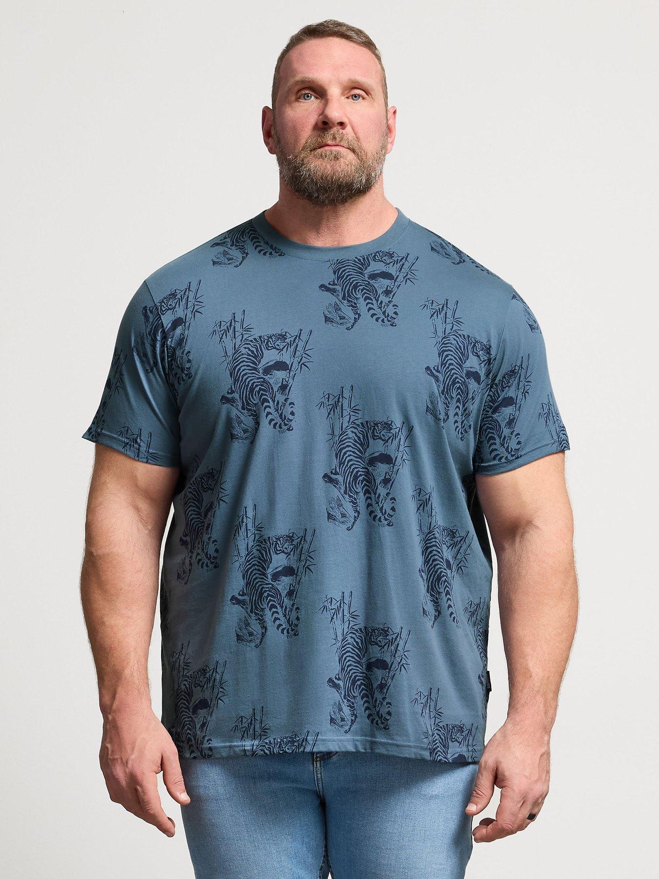 BadRhino Tiger Bamboo T-Shirt - Blue