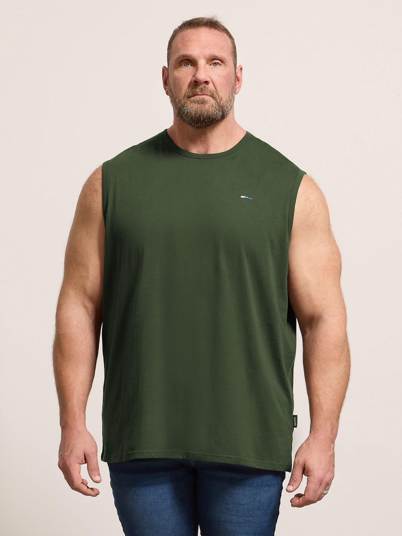Image 4 of 6 of BadRhino 5 Pack Muscle Vests - Black