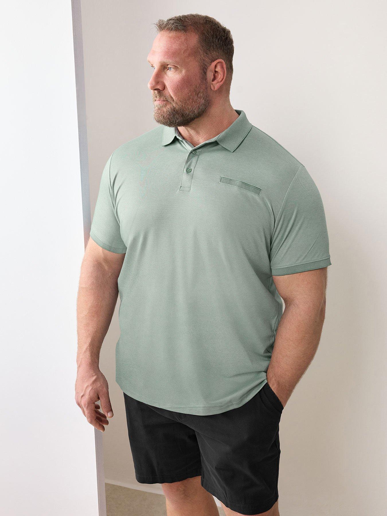 BadRhino Badrhino Textured Vetiver Polo Shirt