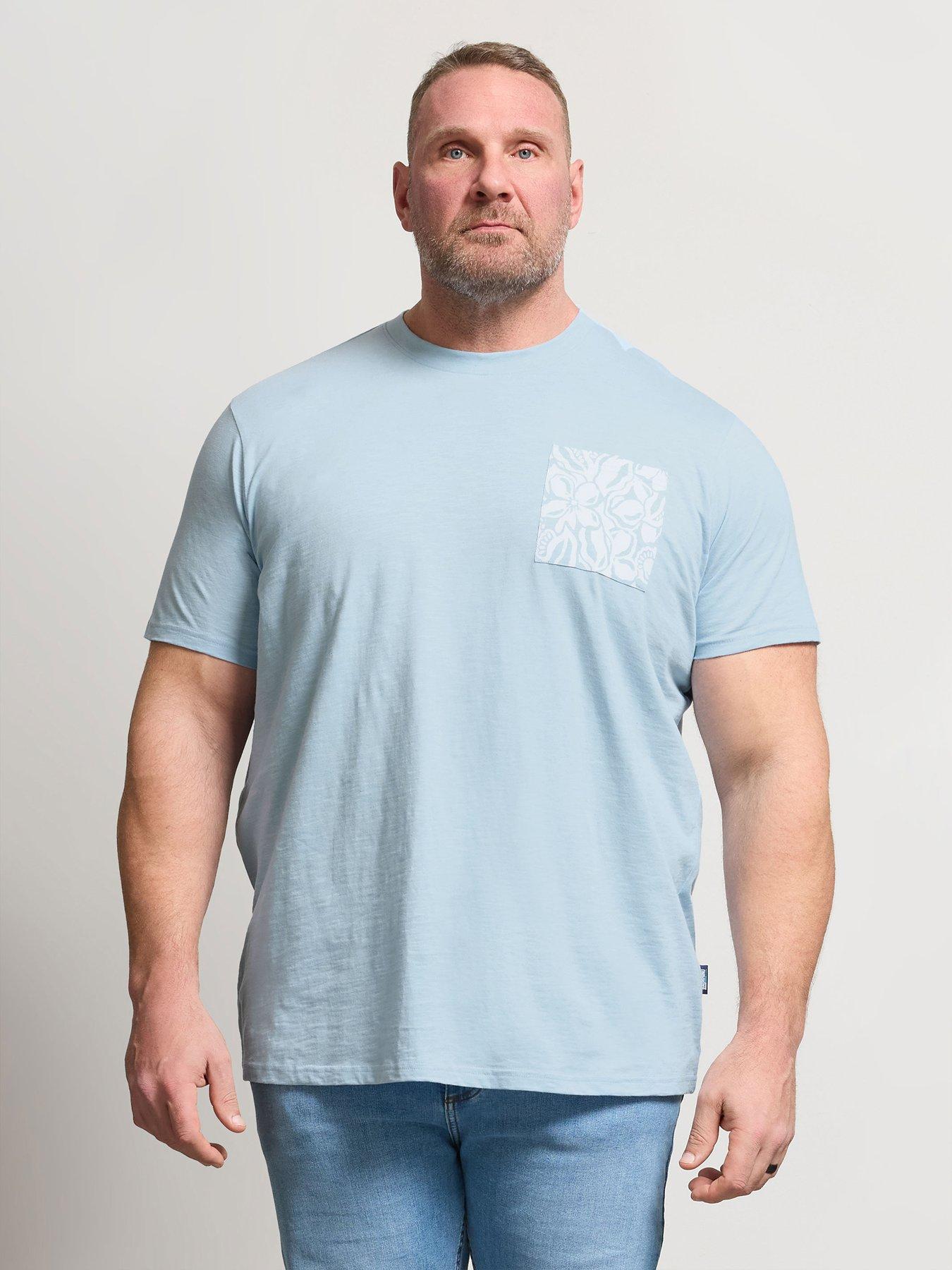 BadRhino Flower Pocket T-Shirt - Blue