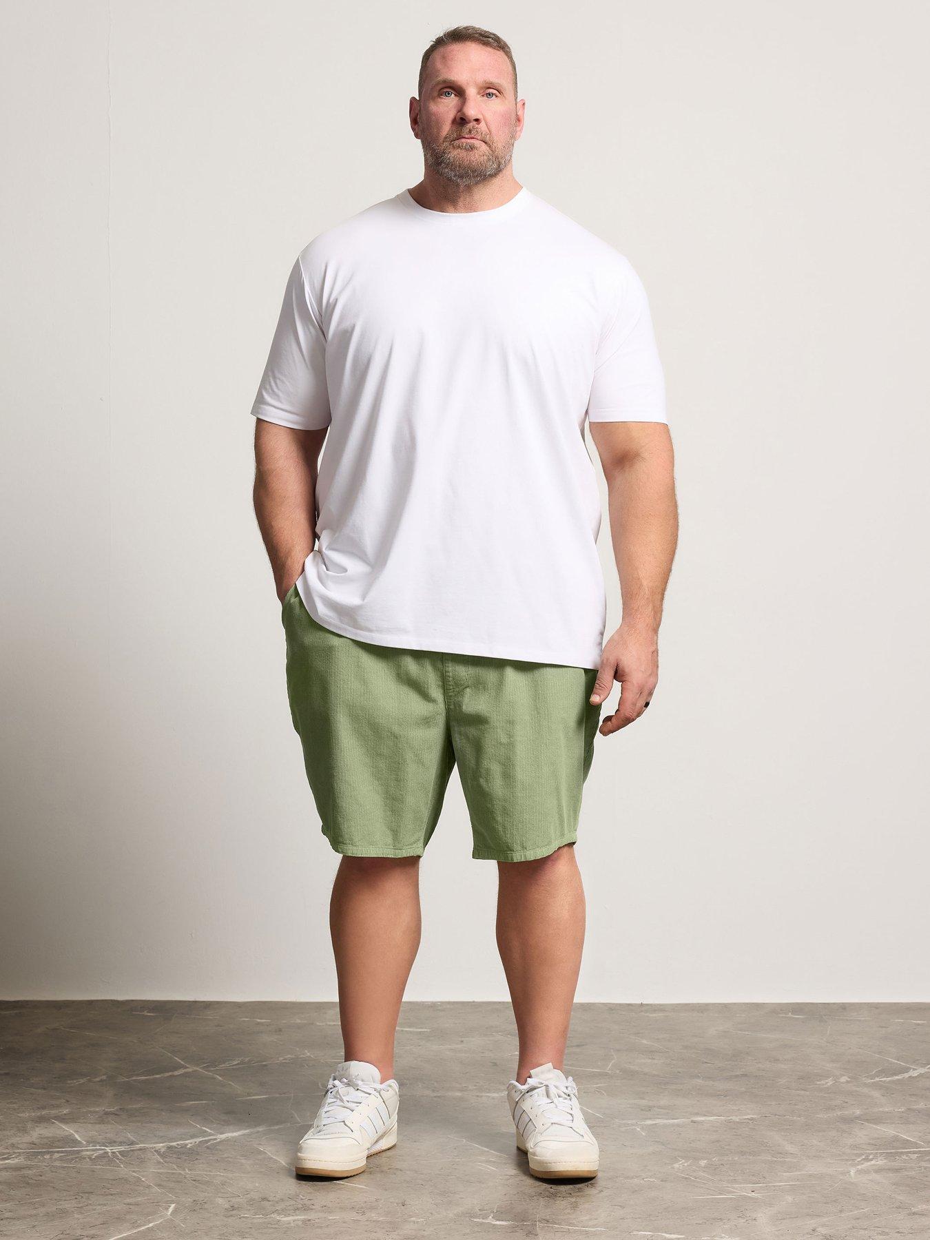  image of badrhino-elasticated-cord-shorts-green