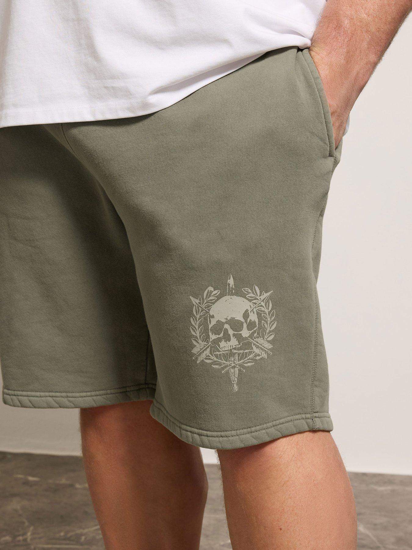 Image 4 of 5 of BadRhino Skull Shorts - Green