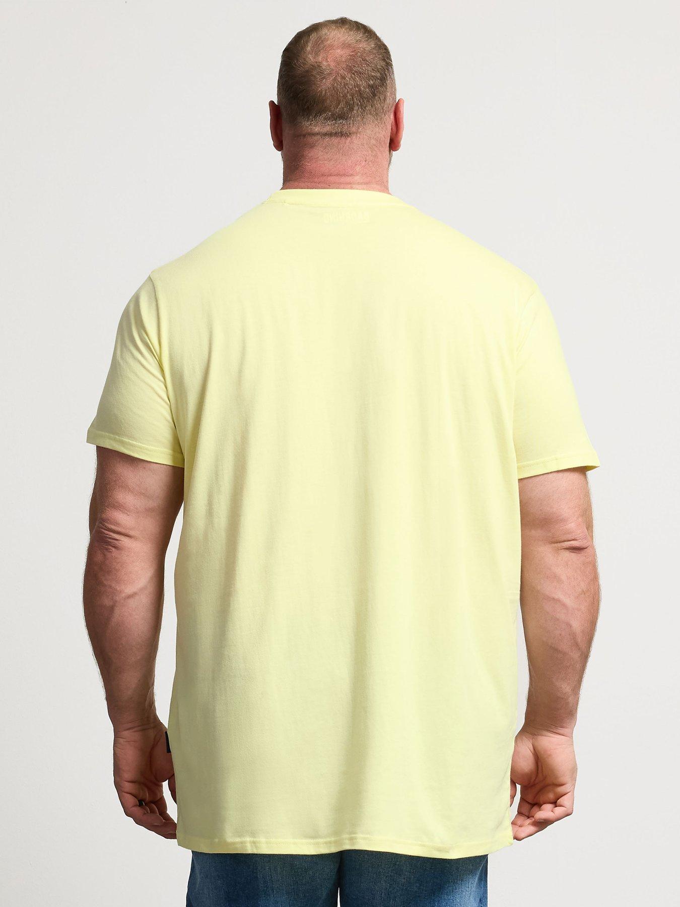  image of badrhino-3-pack-long-t-shirts-yellow