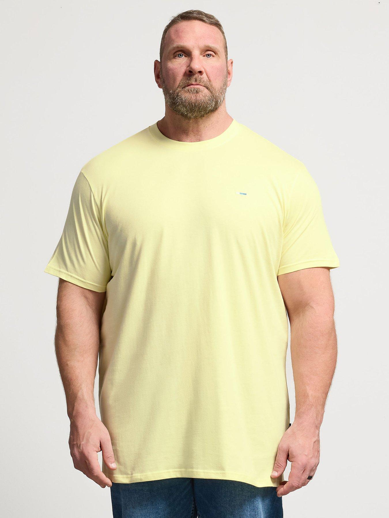  image of badrhino-3-pack-long-t-shirts-yellow