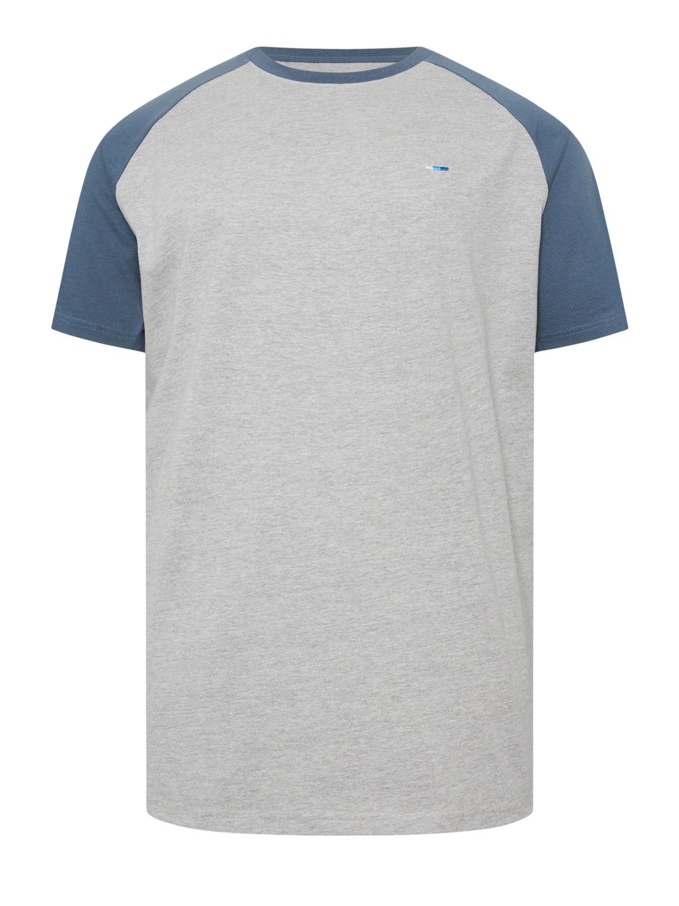 Image 5 of 5 of BadRhino Raglan Mirage T-Shirt - Blue