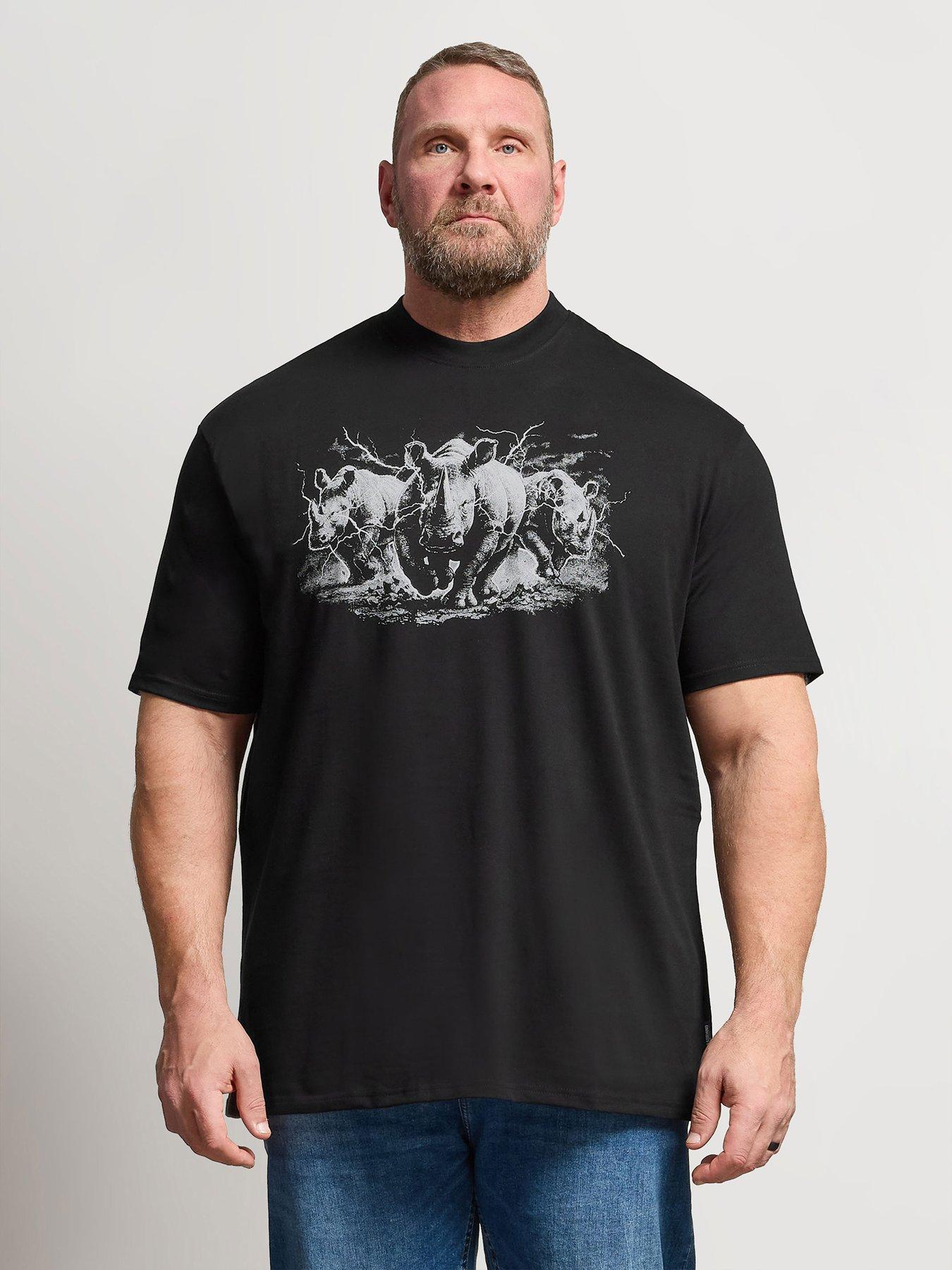 badrhino-lightening-extra-long-t-shirt-black