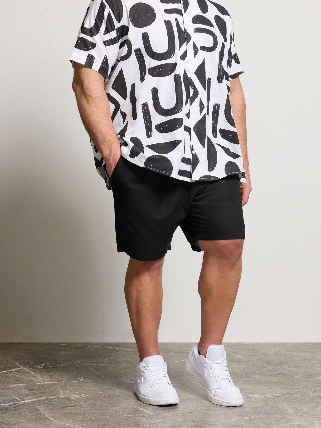 BadRhino Linen Shorts - Black