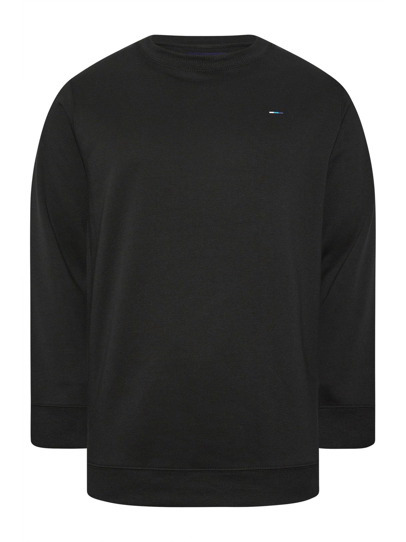  image of badrhino-logo-crew-sweatshirt-black