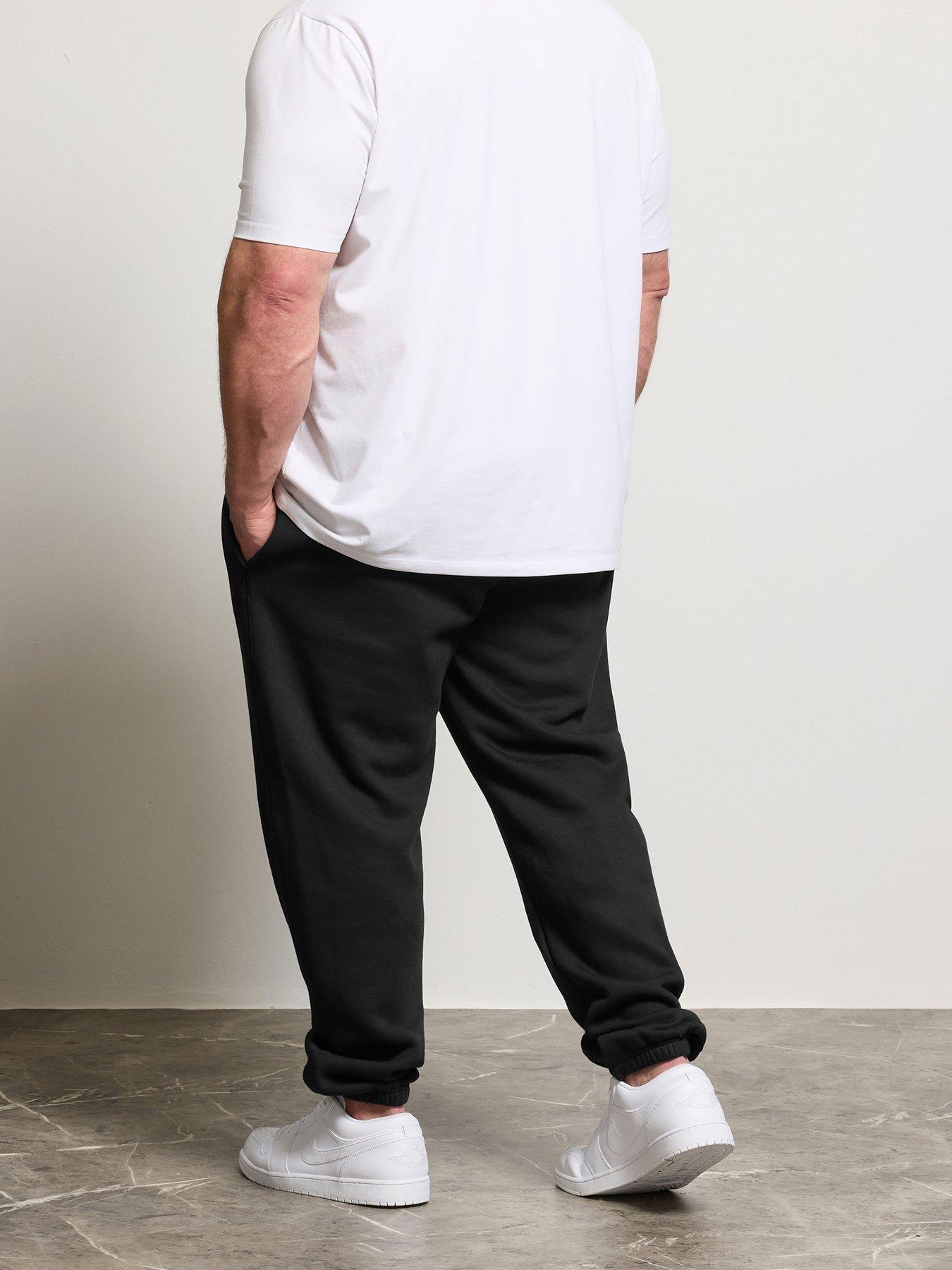 stillFront image of badrhino-2-pack-essential-joggers-32-black