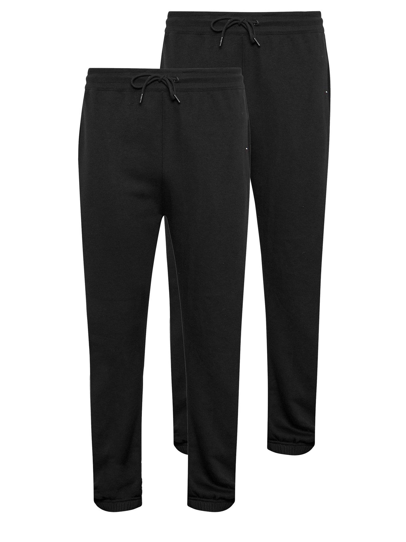 image of badrhino-2-pack-essential-joggers-32-black