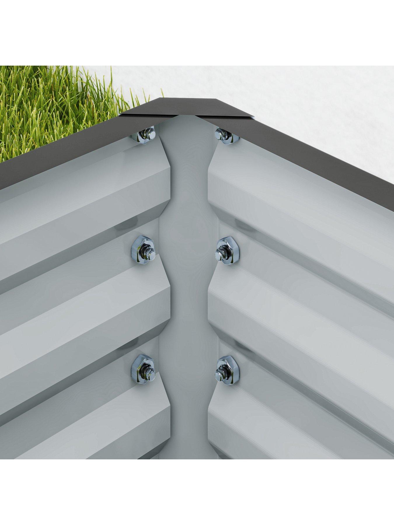 Image 3 of 7 of OutSunny Set Of 2 Garden Beds -&nbsp;L&nbsp;110 x W&nbsp;50 x&nbsp;H&nbsp;30 cm