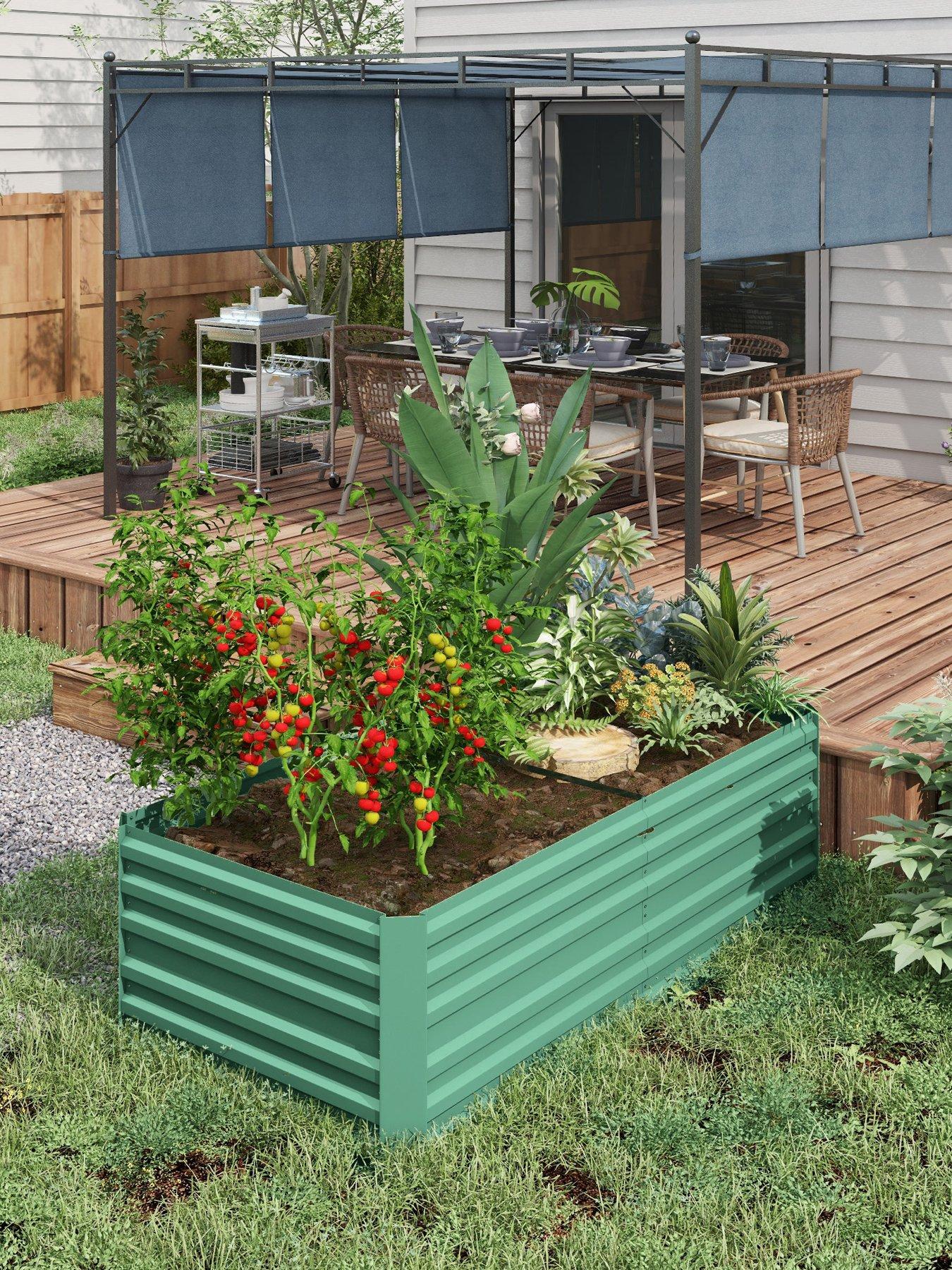 Image 1 of 7 of OutSunny Garden Bed,&nbsp;Extra Long - L&nbsp;180 x W 90 x H&nbsp;59 cm