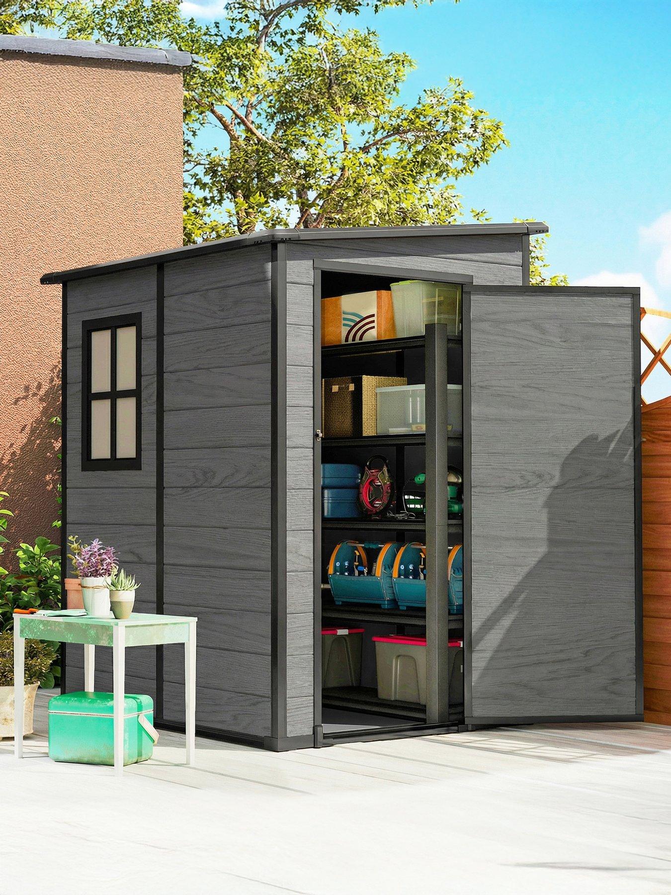 outsunny-garden-storage-shed-pent-122w-x-149d-x-177-192h-cm