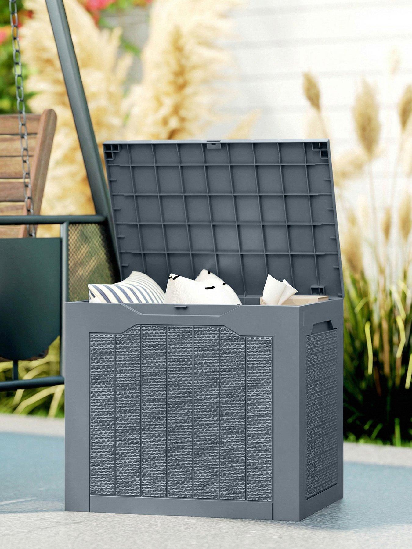OutSunny Outdoor Storage Box (L 56 x W 41 x H 50 cm) - Grey