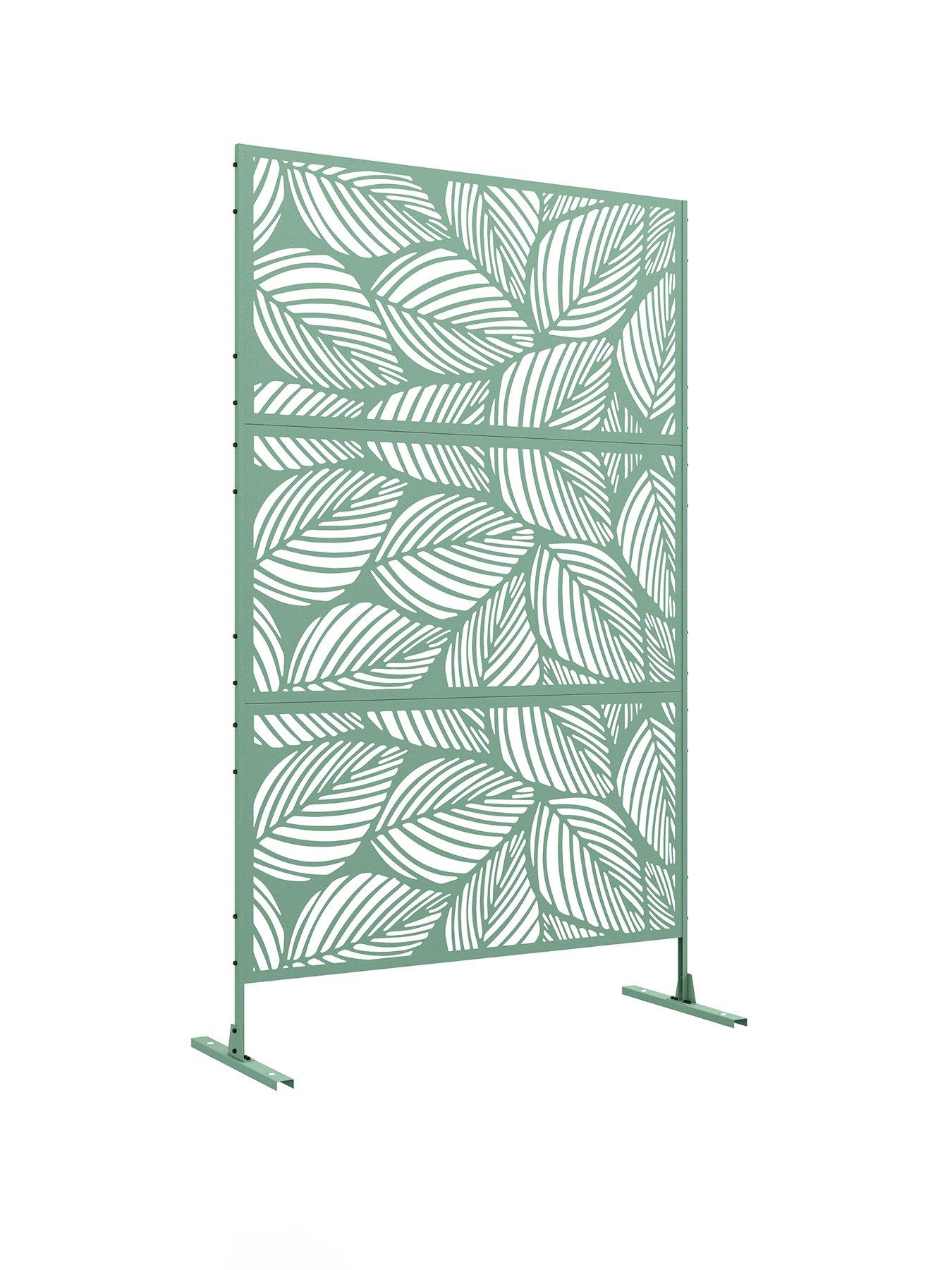 Image 2 of 7 of OutSunny Outdoor Privacy Screen 122W x 45D x 198H cm