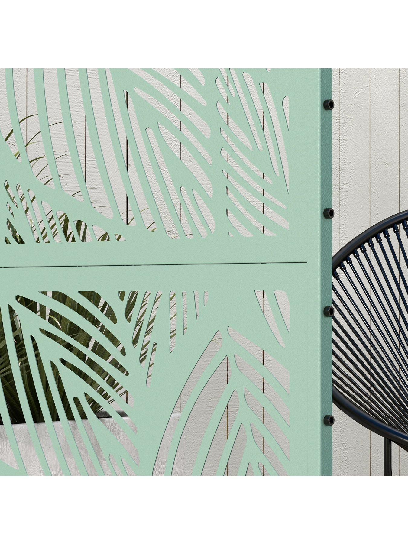 Image 7 of 7 of OutSunny Outdoor Privacy Screen 122W x 45D x 198H cm