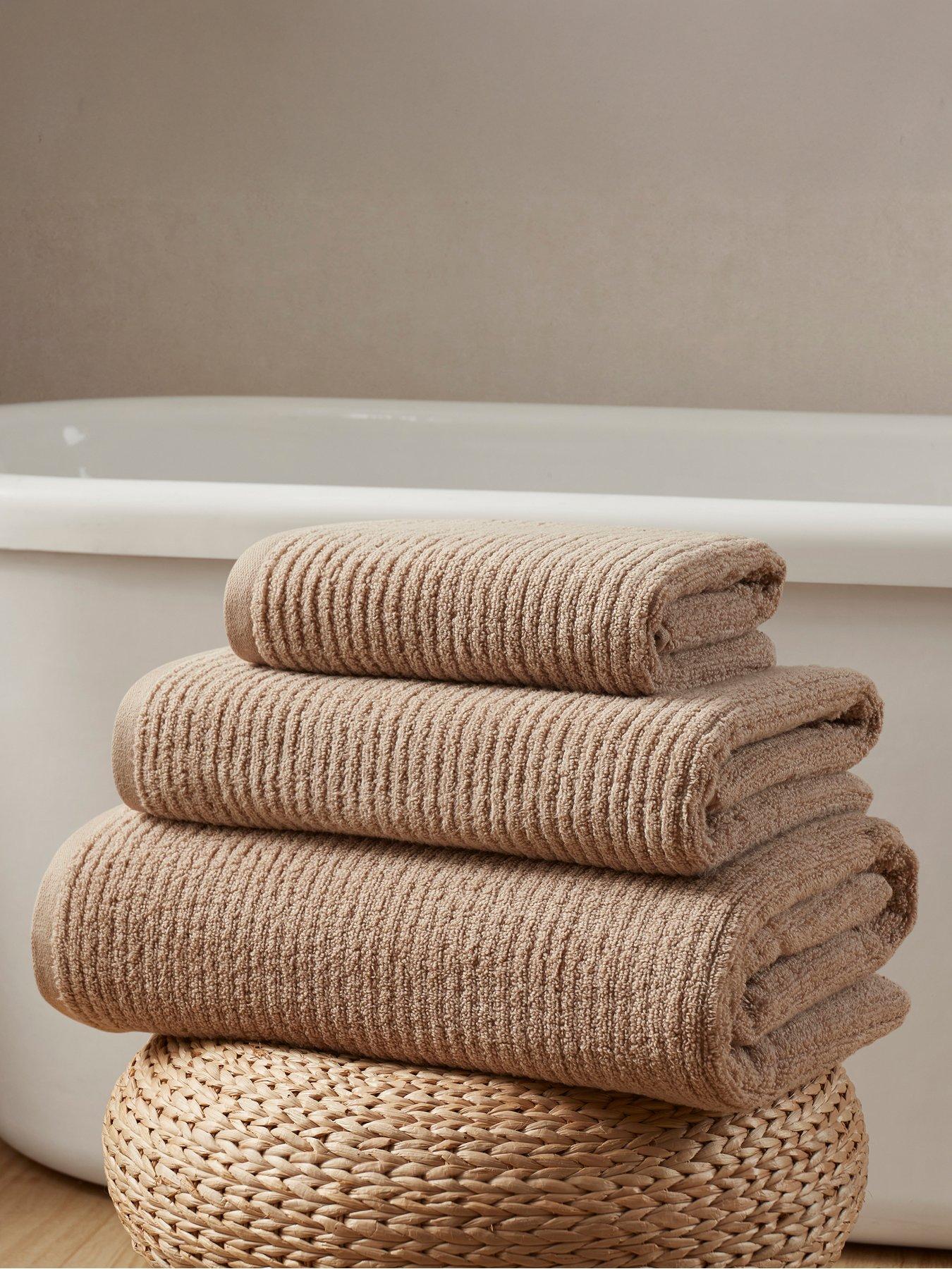 Dusk Antigua Soft Fine Ribbed Bath Sheet