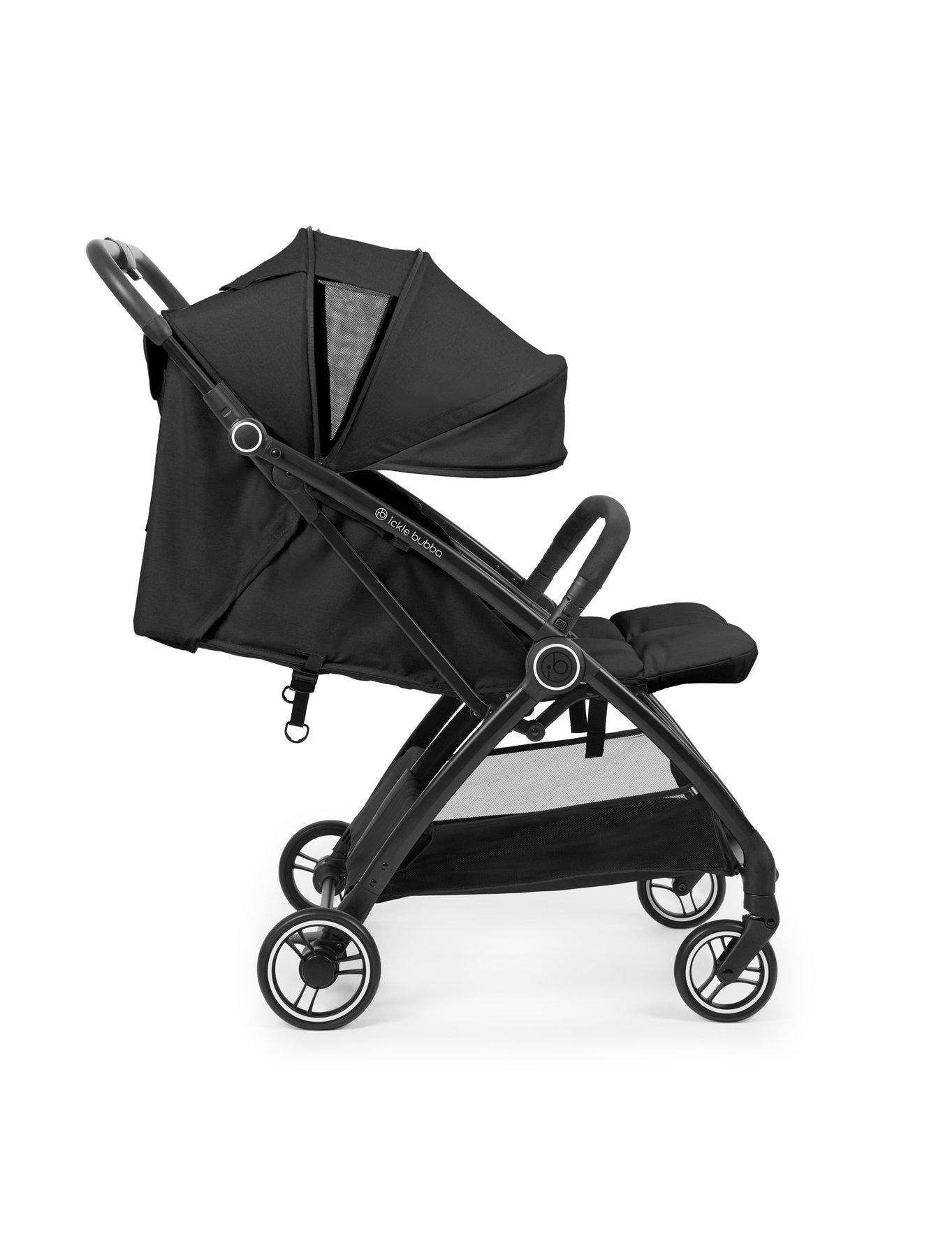 Image 5 of 8 of Ickle Bubba Aries Double Max Autofold Stroller - Graphite Grey