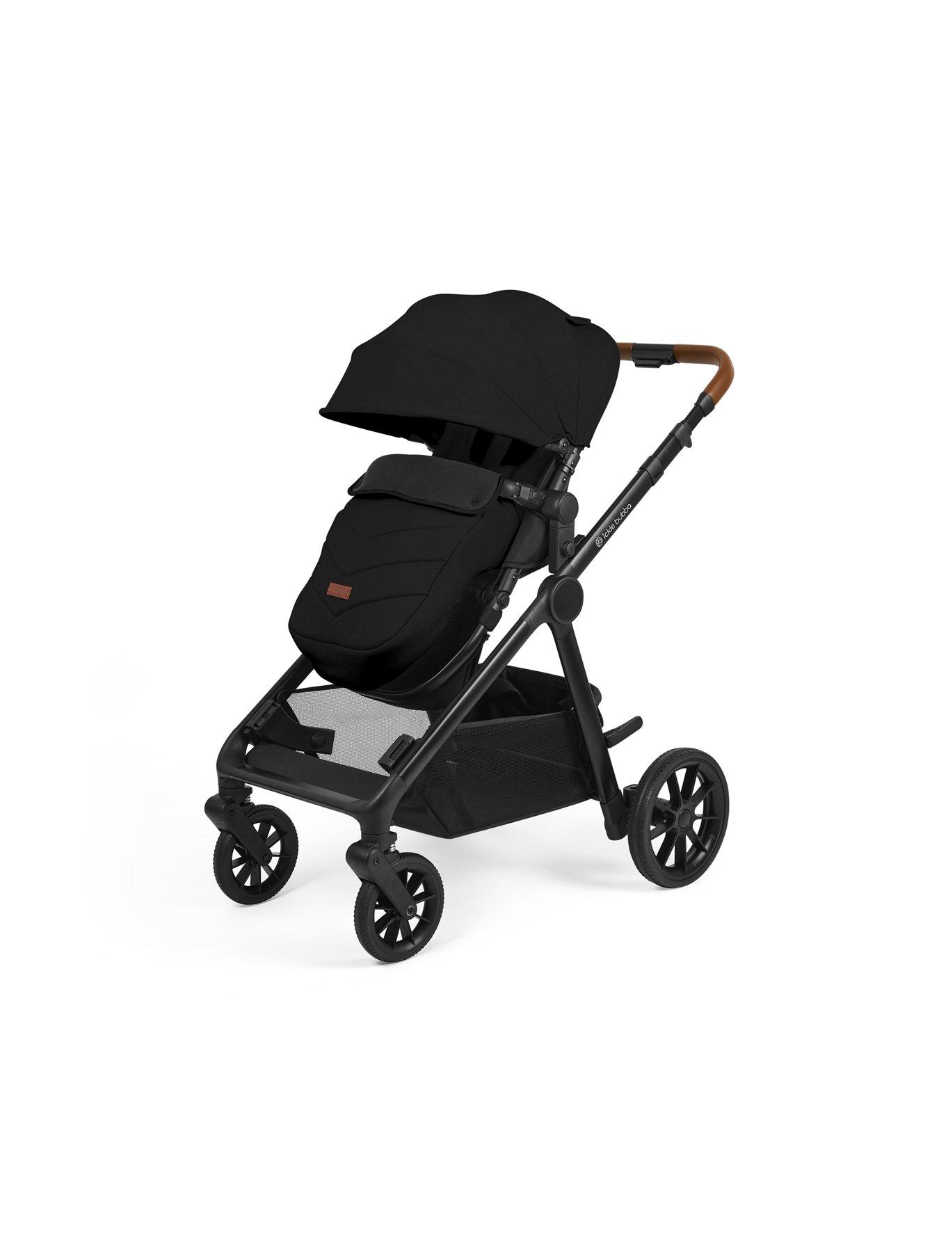 Image 3 of 8 of Ickle Bubba VIRGO GROWING FAMILY 14 PIECE TRAVEL SYSTEM WITH I-SIZE CIRRUS CAR SEAT &amp; ISOFIX BASE - Black / Black / Tan