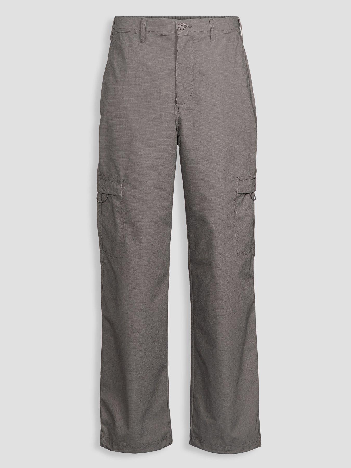 Image 7 of 7 of The Very Collection Straight Leg Cargo Ripstop Trousers - Grey