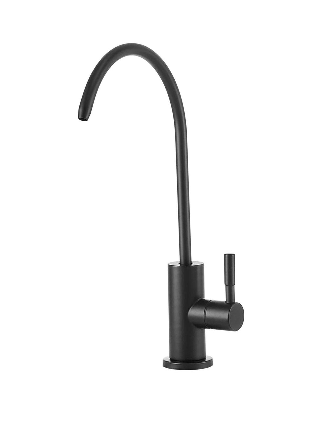 Image 2 of 7 of Living and Home Black Stainless Steel Brushed Kitchen Water Filter Faucet