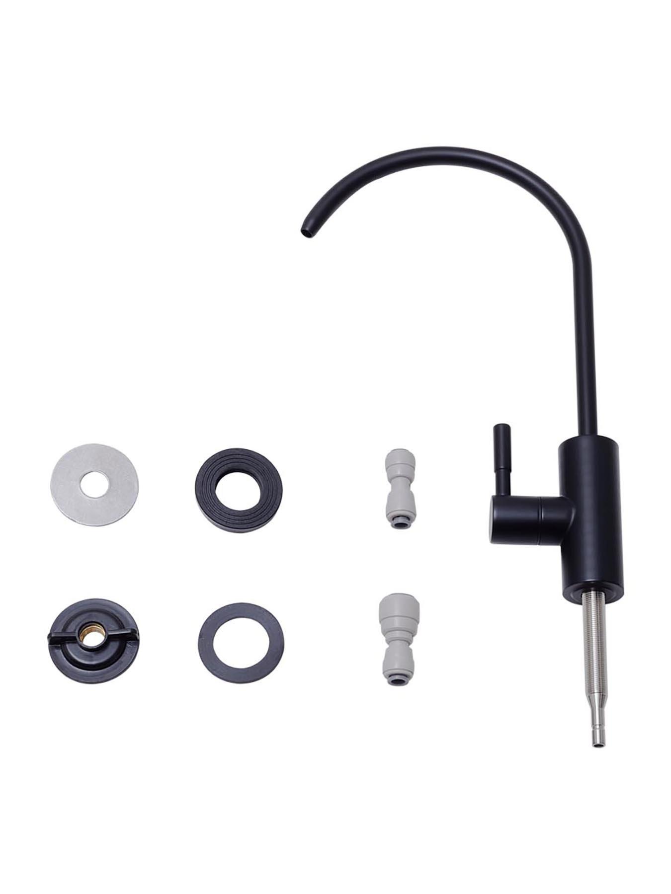 Image 6 of 7 of Living and Home Black Stainless Steel Brushed Kitchen Water Filter Faucet