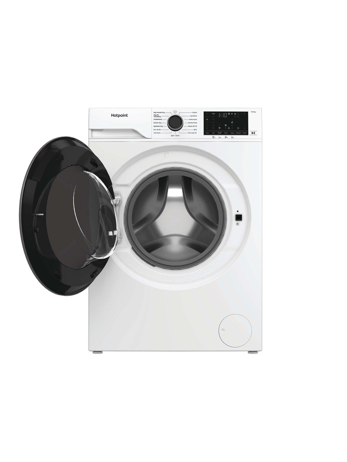 Image 2 of 7 of Hotpoint AntiStain HBD 9681 ANTI STAIN UK 9kg Wash/ 6kg Dry Washer Dryer - White