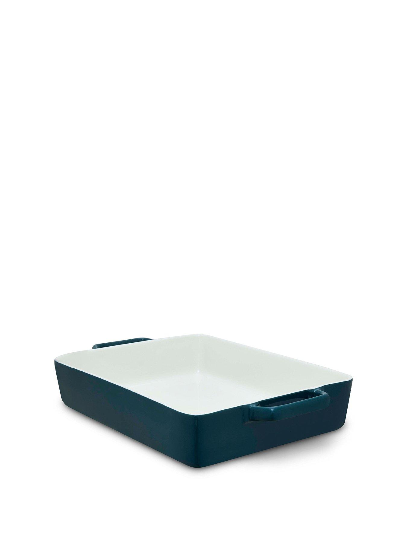  image of barbary-oak-nattura-38cm-rectangular-baking-dish-easy-grip-handles-agave