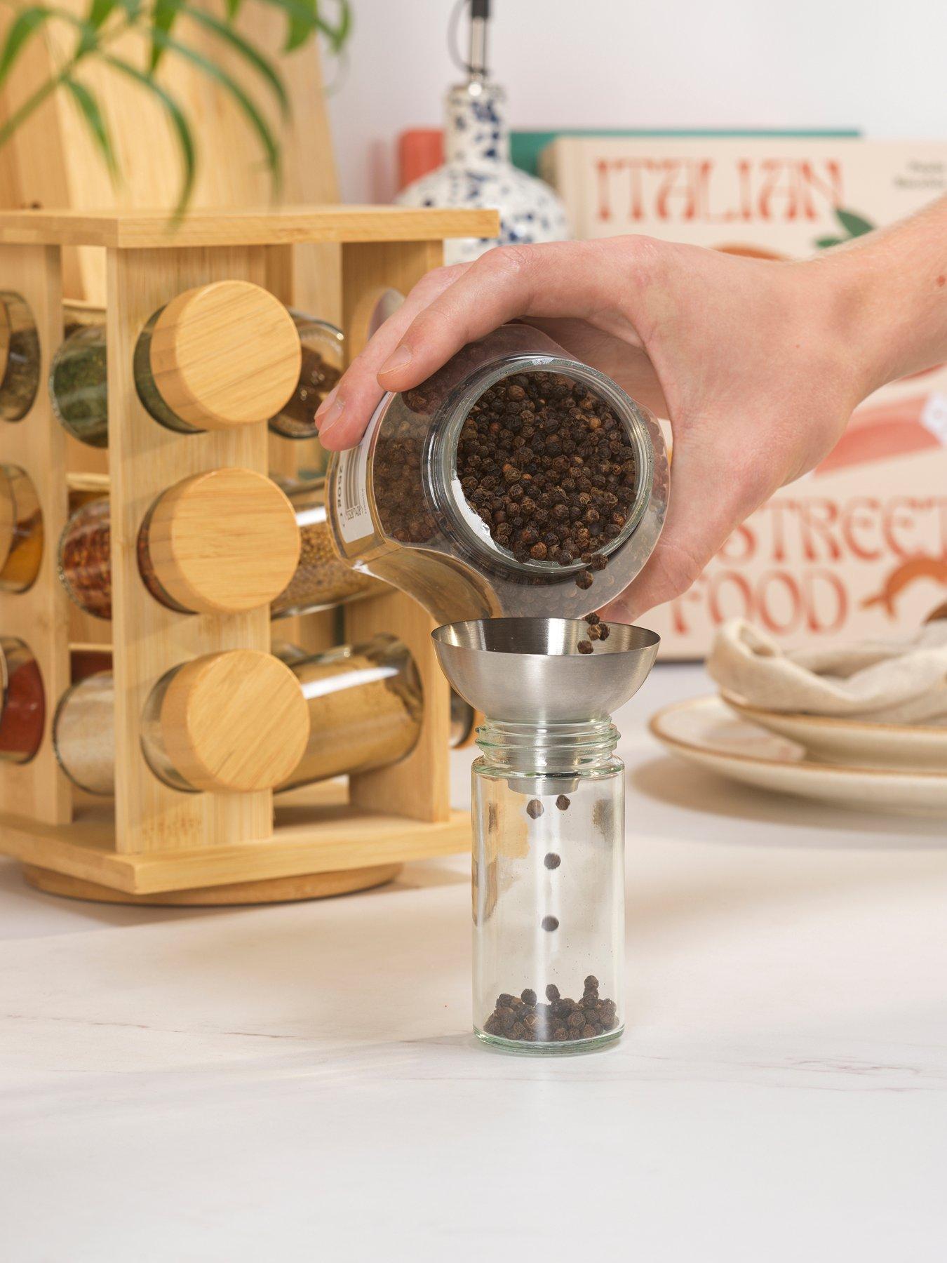 Image 6 of 7 of Salter Bamboo 12 Jar Spice Rack