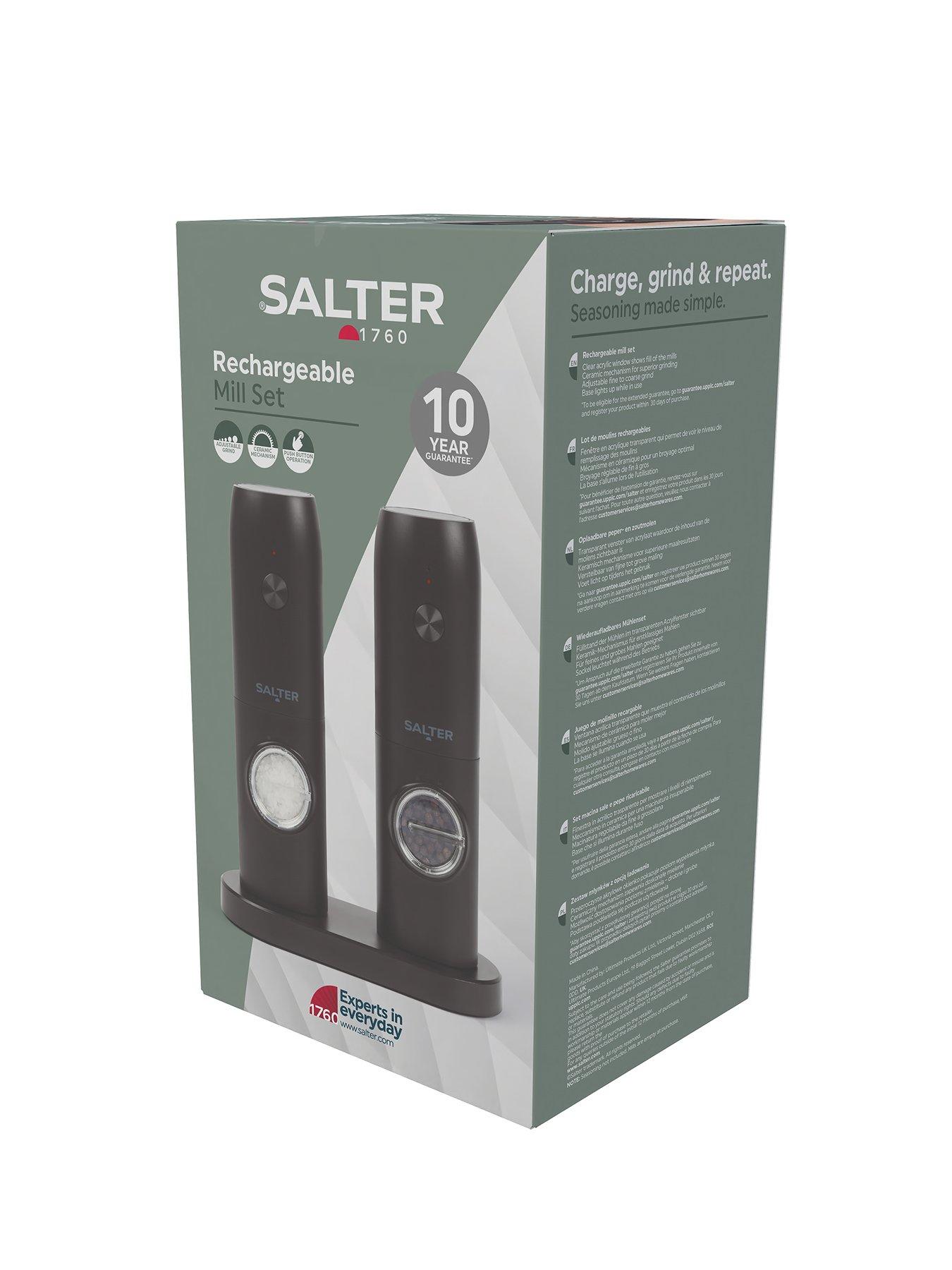 Image 6 of 6 of Salter Rechargeable Mill Set With Base