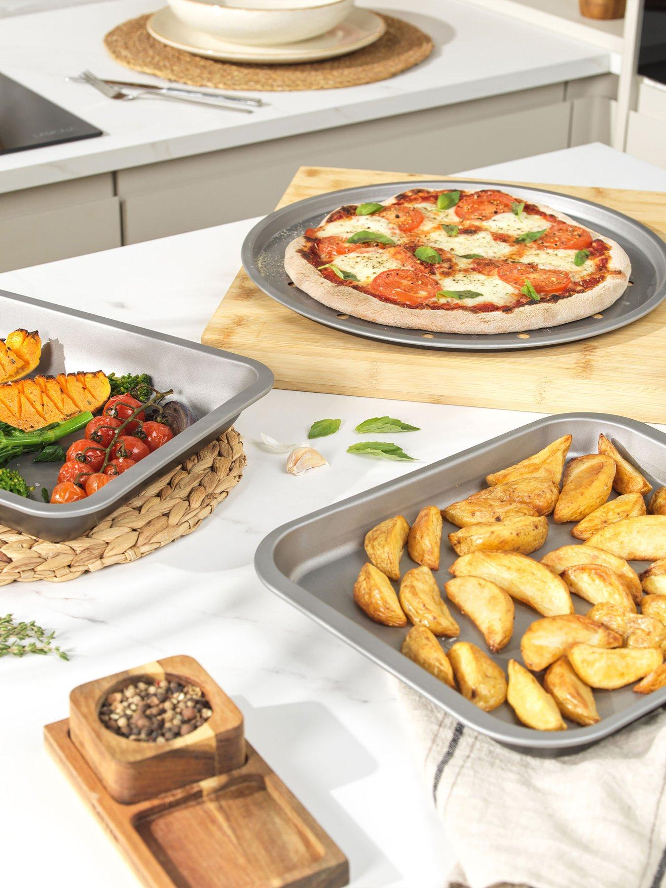 Salter Essentials Pizza Pan And Chip Tray