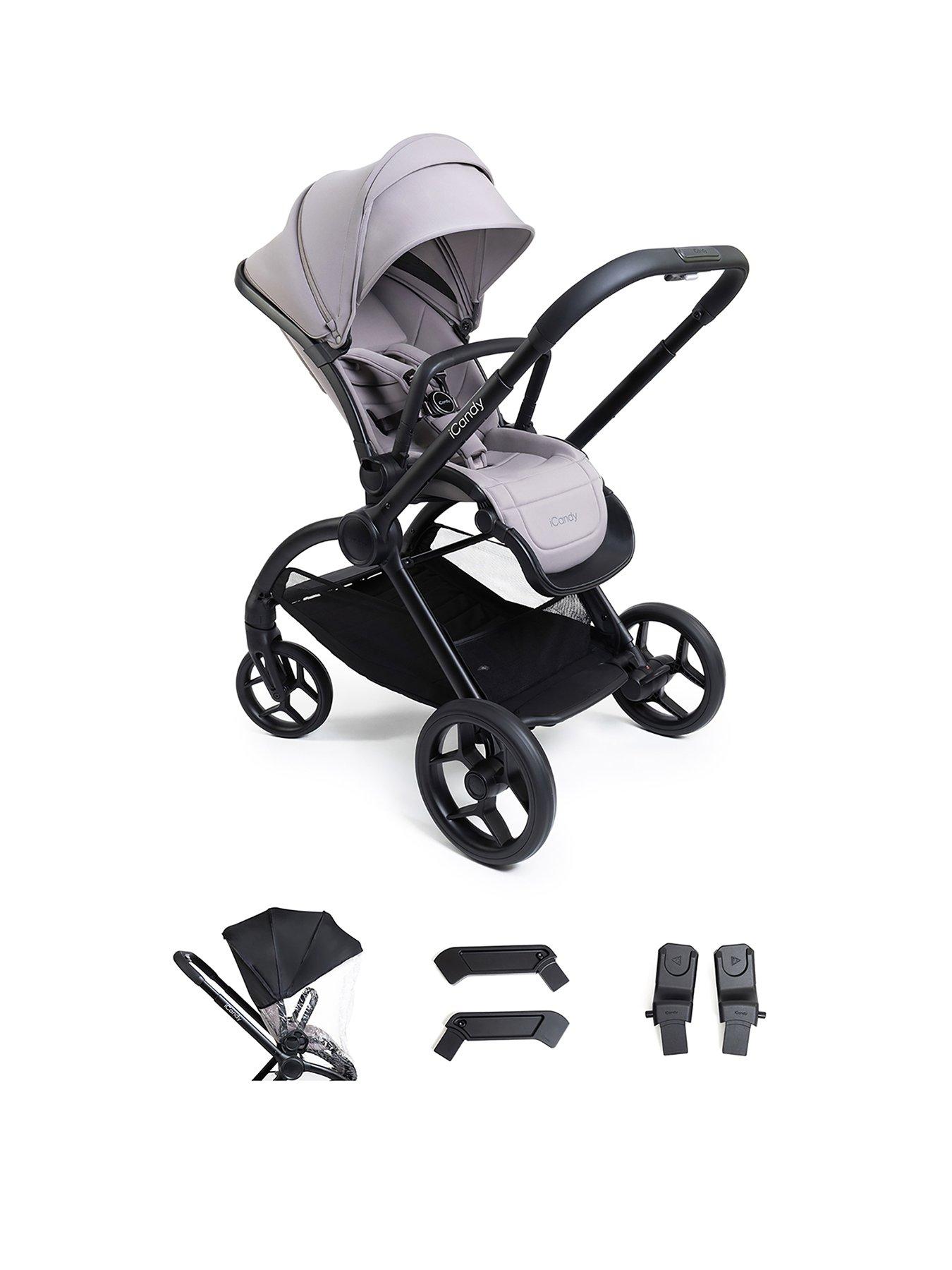 front image of icandy-core-2-stroller-storm-grey