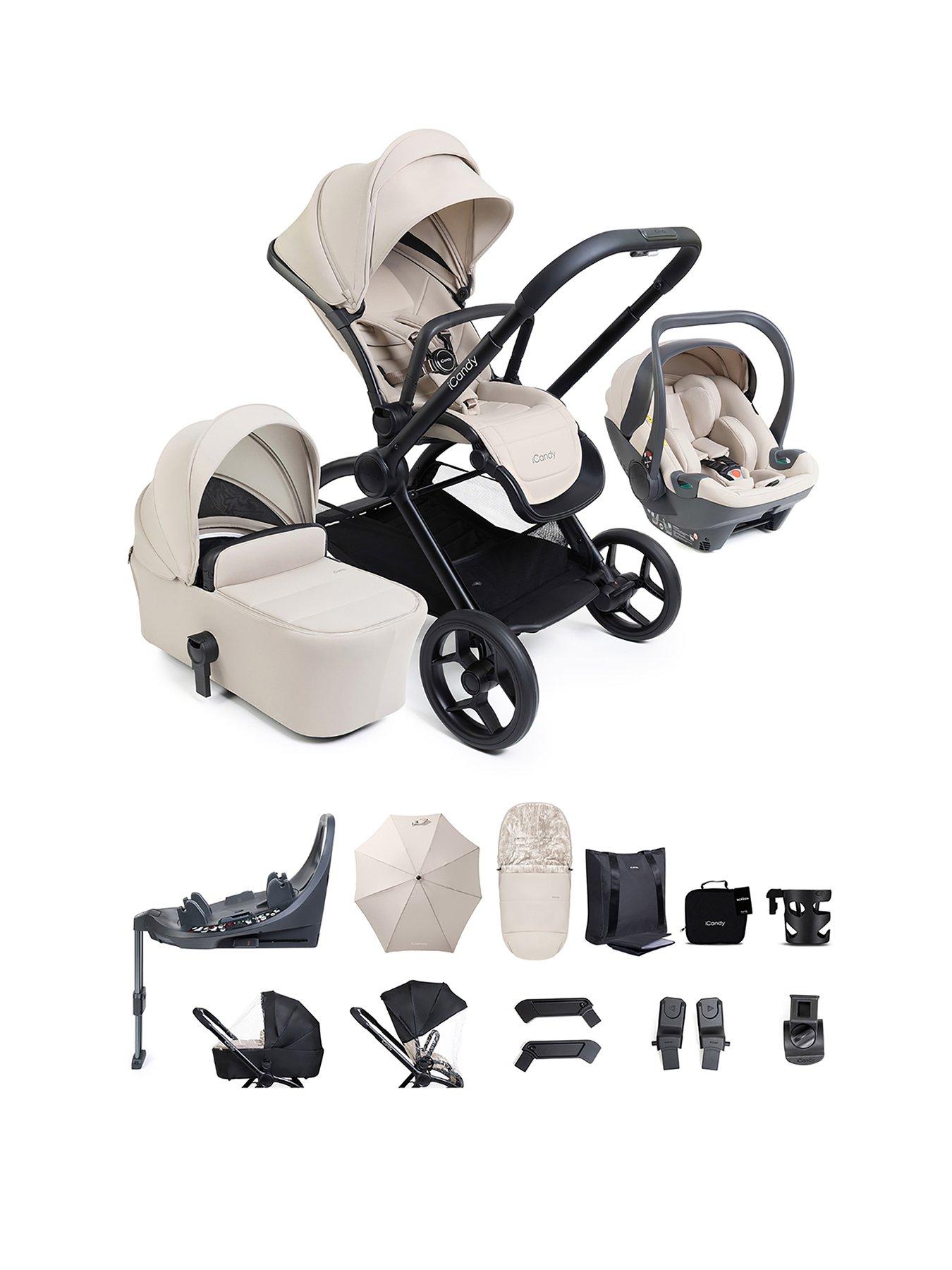 iCandy Core 2 Travel Bundle with Cocoon Car Seat - Sandstone