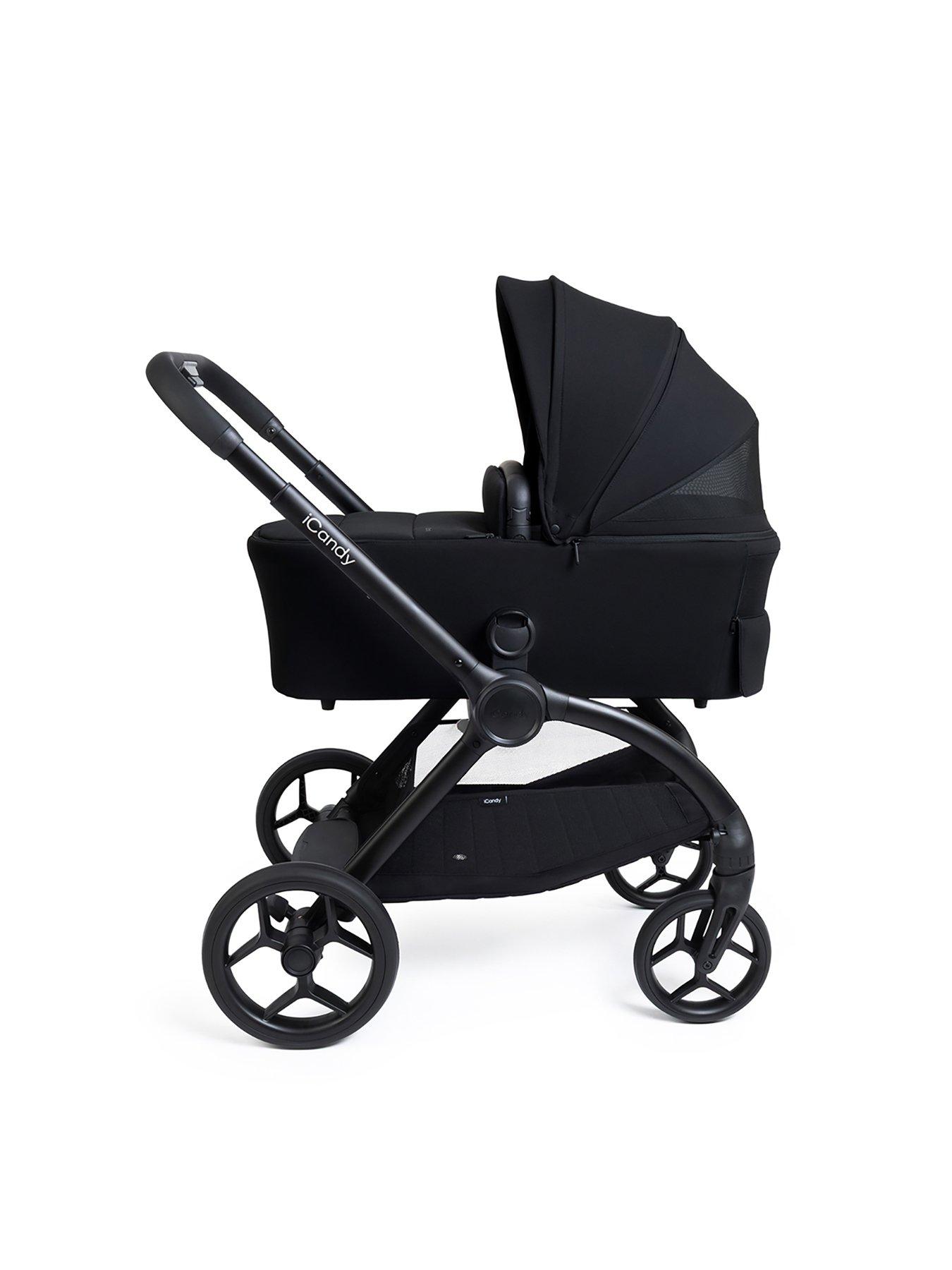  image of icandy-core-2-complete-pushchair-bundle-black