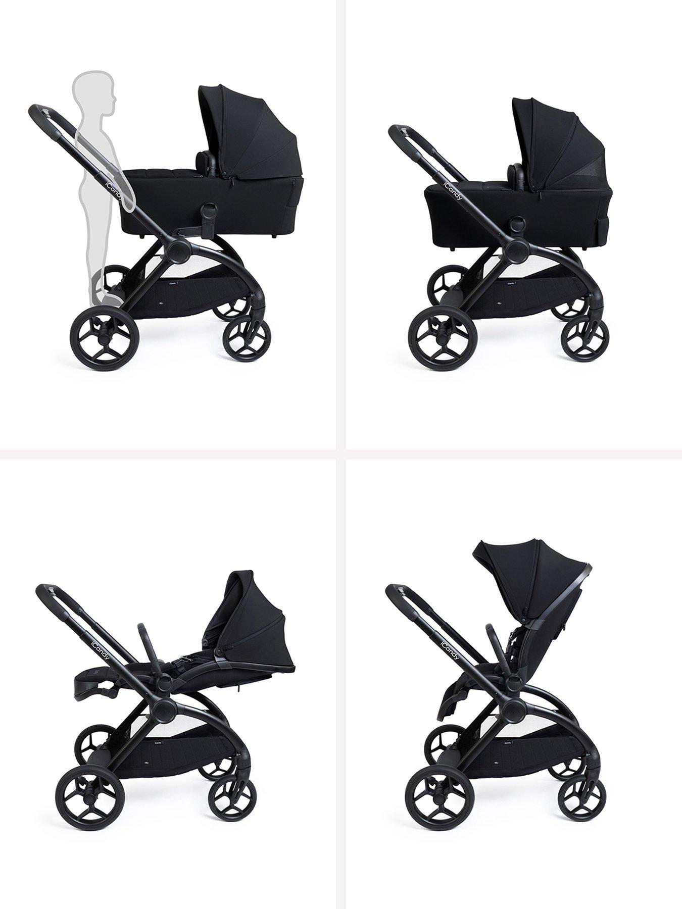 Image 2 of 5 of iCandy Core 2 Complete Pushchair Bundle - Black